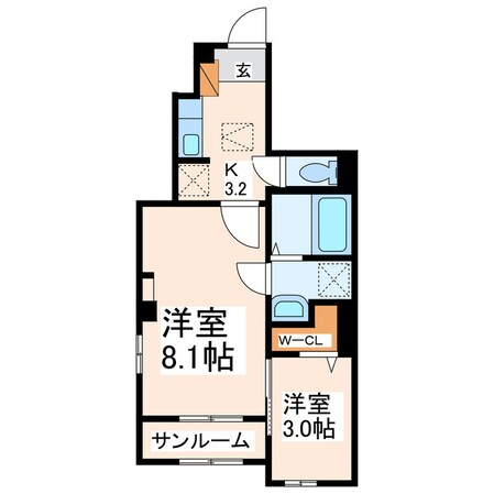 ソレイユ　ルヴァンの物件間取画像